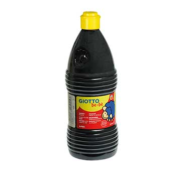 Guache Líquido 1L Giotto Be-Be Preto