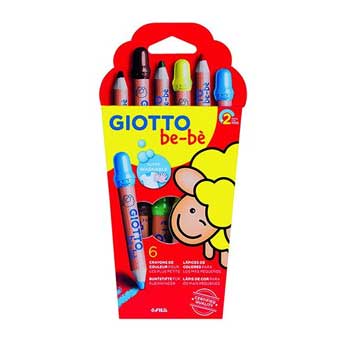 Lápis Cor 06un + 1 Afia Giotto Be-Be