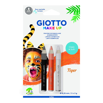 Lápis Facial Giotto Tigre 3 Cores 1un
