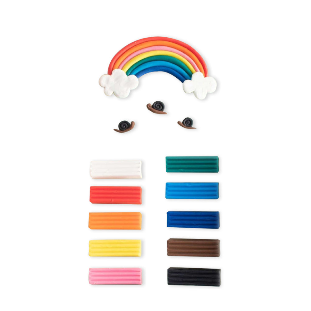 Plasticina 10 Cores Patplume Giotto 10x20g