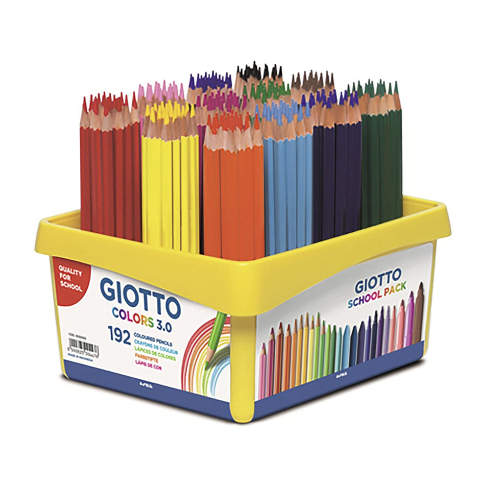 Lápis Cor 192un Cx Escolar Giotto Colors 3.0 18cm