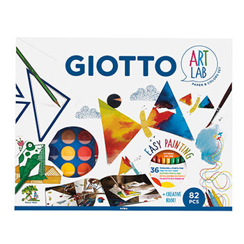 Conjunto Giotto Art Lab Easy Paiting 82 Pecas