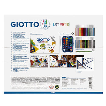 Conjunto Giotto Art Lab Easy Paiting 82 Pecas