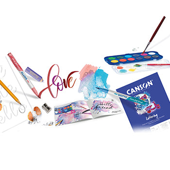 Conjunto Giotto Art Lab Fancy Lettering 45 Peças