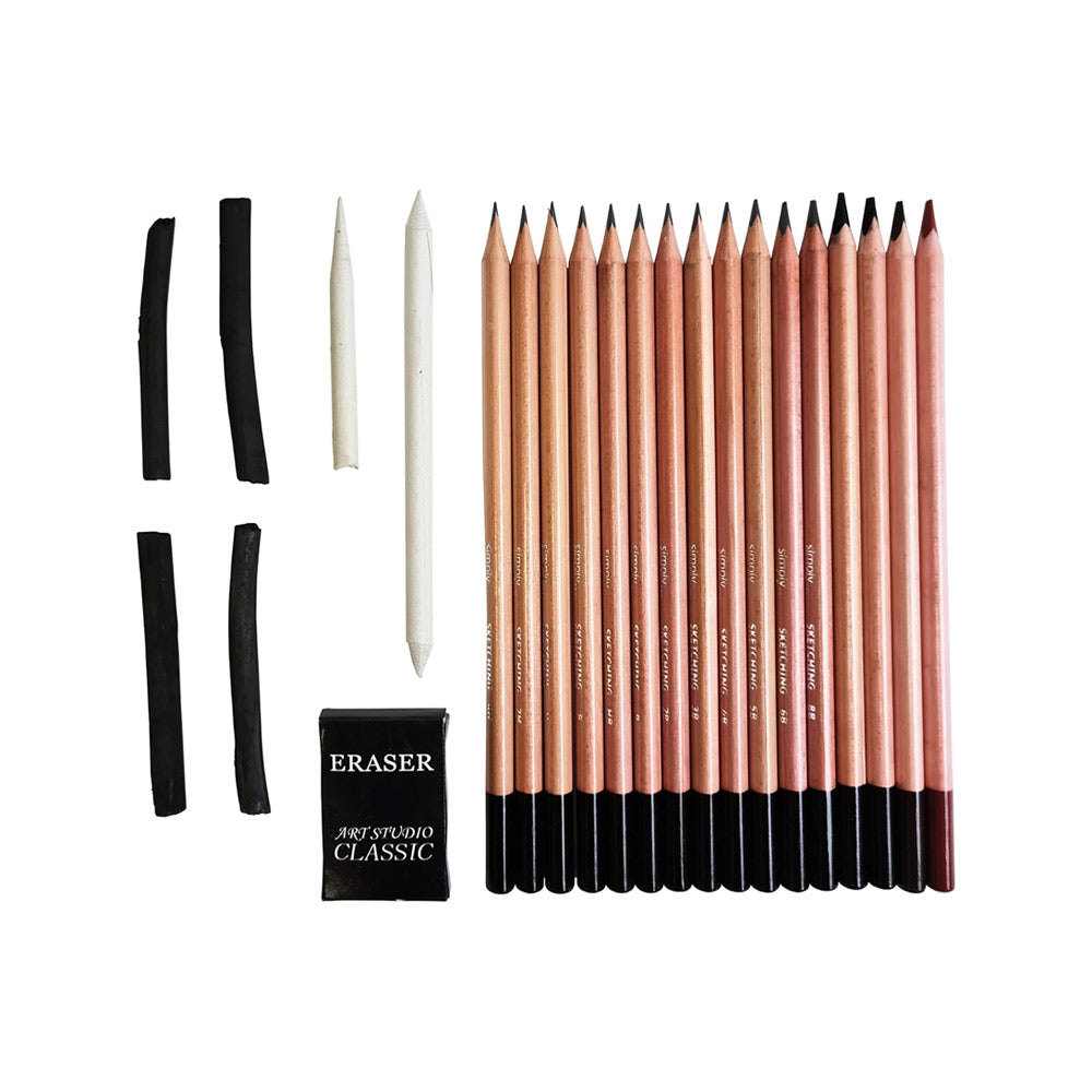 Conjunto Pinturas Simply Set Esboço 40 Peças