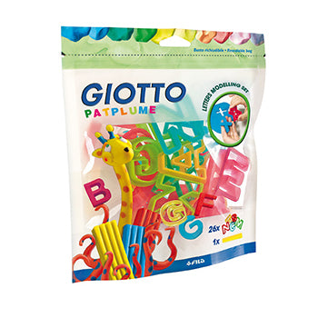 Acessorios Modelagem Giotto Patplume Letras Blister 26un