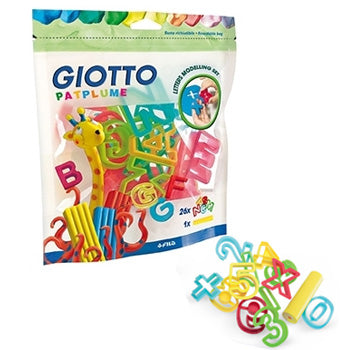 Acessorios Modelagem Giotto Patplume Letras Blister 26un