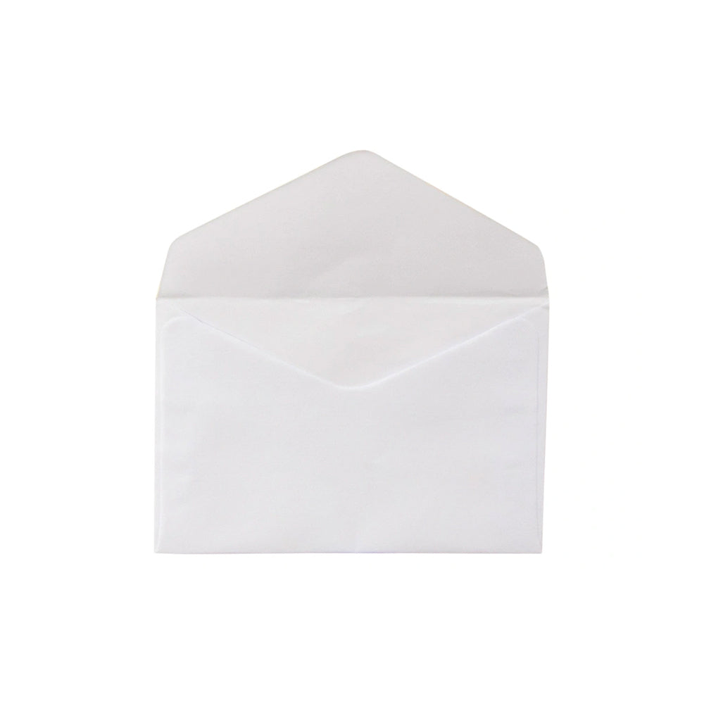 Envelopes 070x105mm A7 s/Janela s/Cola 080g Branco 100un
