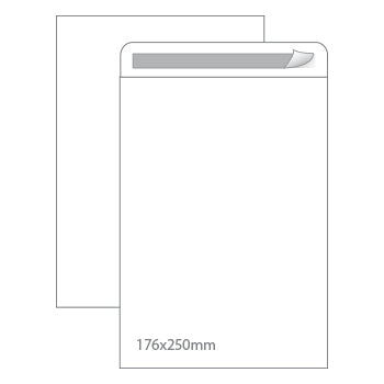 Envelopes Saco 176x250mm B5 Branco 090g Autodex 250un
