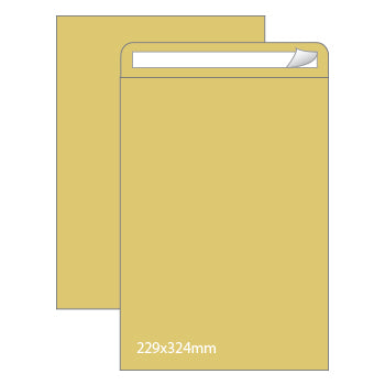 Envelopes Saco 229x324mm C4 Kraft 090g Autodex 250un