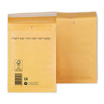 Envelope Almofadado 100x165mm Kraft 75g Nº000 1/A 1un