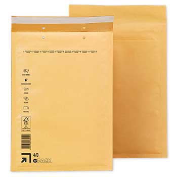 Envelope Almofadado 180x265mm Kraft 75g Nº1 4/D 1un