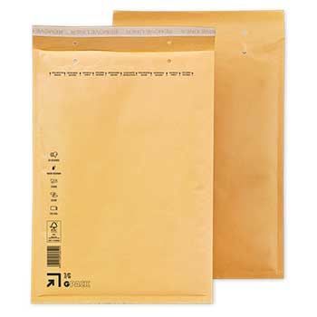 Envelope Almofadado 230x340mm Kraft 75g Nº4 7/G 10un