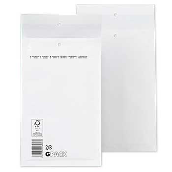 Envelope Almofadado 120x215mm Branco 75g Nº00 2/B 1un