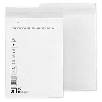 Envelope Almofadado 180x265mm Branco 75g Nº1 4/D 1un
