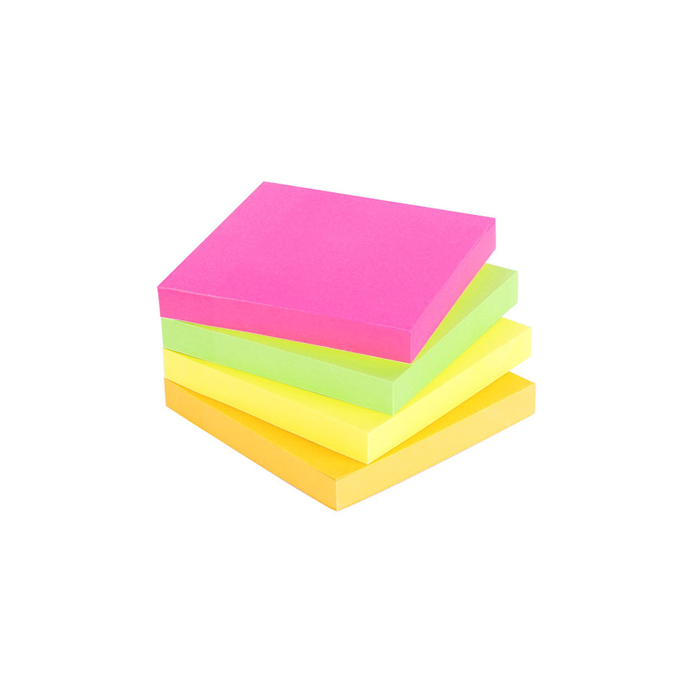 Bloco Notas Aderentes 075x075mm Eagle Neon Sortido 100 Fls
