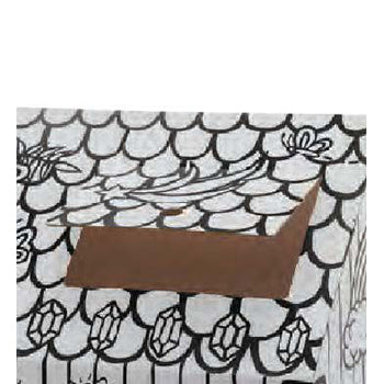 Casinha de Cartão para Pintar e Brincar Pastelaria