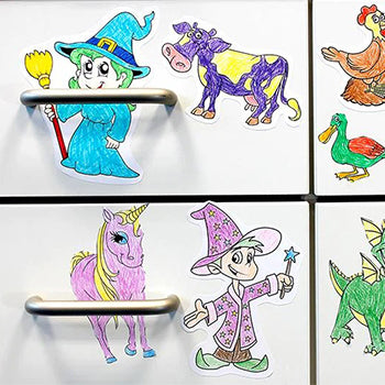 Papel Adesivo para Colorir 29,7x20cm 25 Folhas