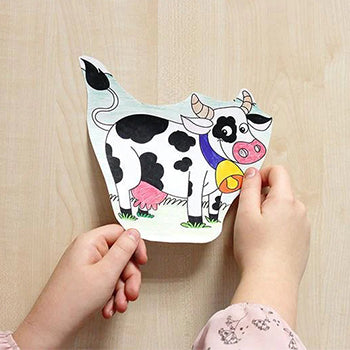Papel Adesivo para Colorir 29,7x20cm 25 Folhas