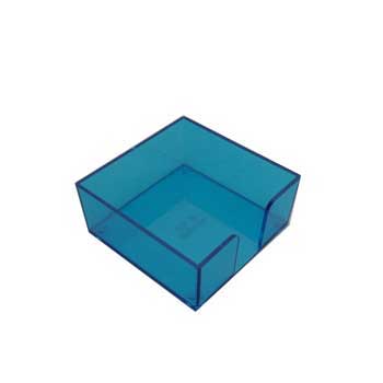Base Porta Blocos Notas 110x110x45mm Transparente