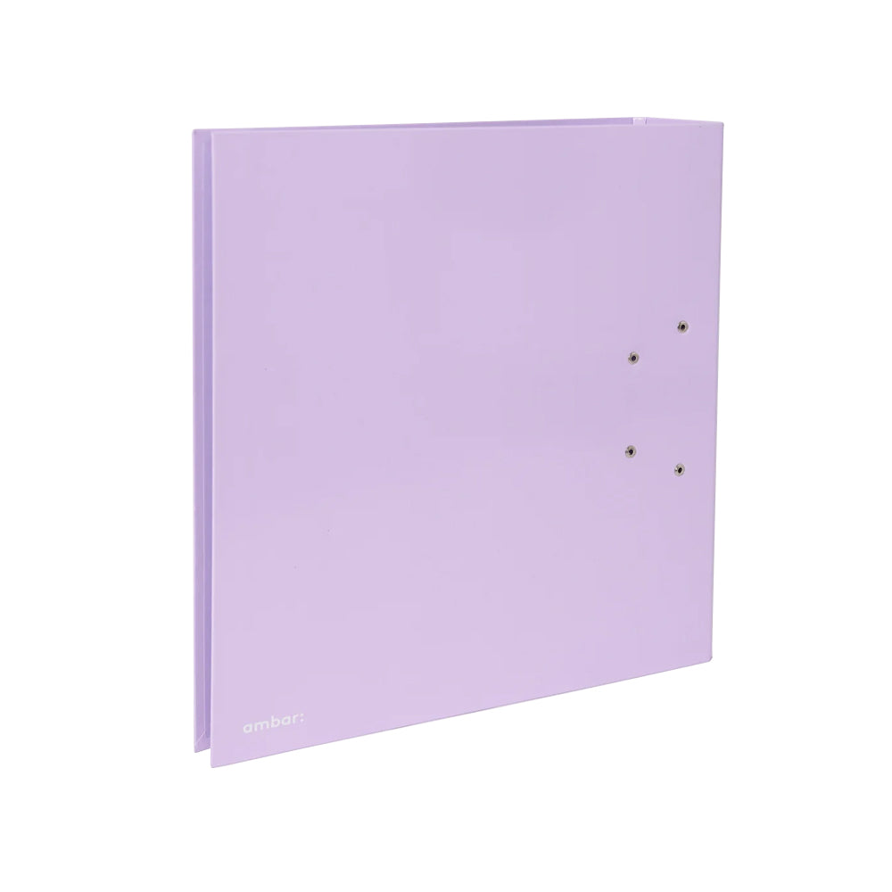 Pasta Arquivo L/L Ambar Classroom Mates c/Rado Pastel Roxo