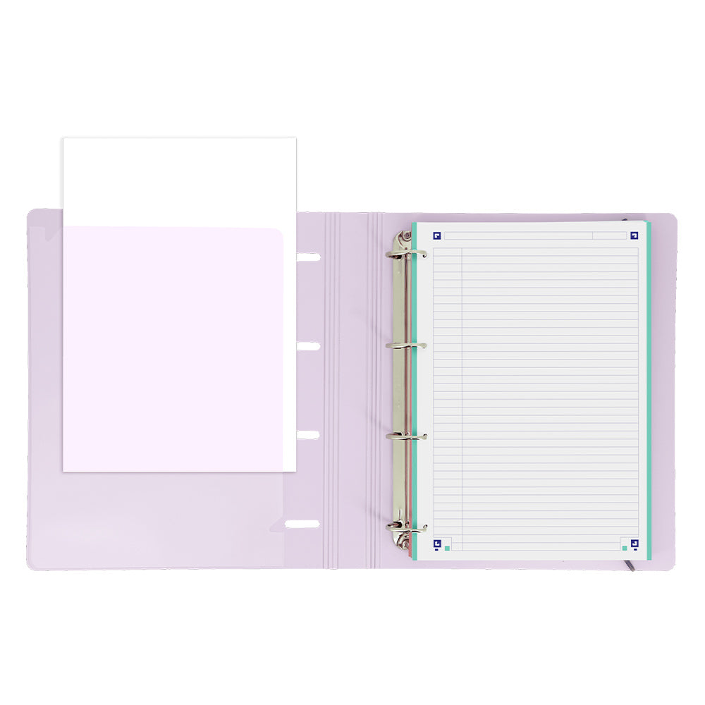 Dossier A4 Polyfoam Oxford Live&Go c/Recarga Cores Pastel
