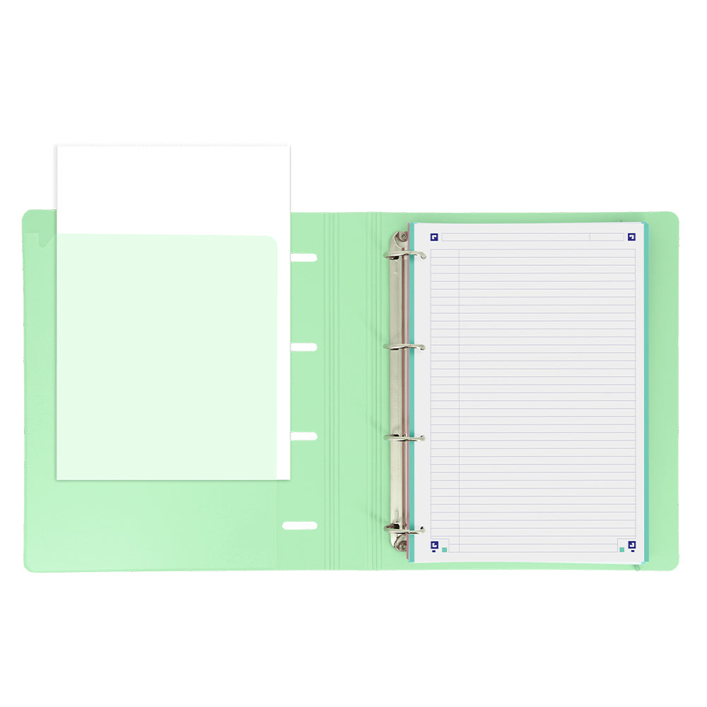 Dossier A4 Polyfoam Oxford Live&Go c/Recarga Cores Pastel