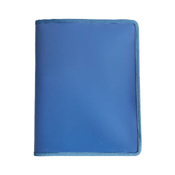 Capa A4 com Bloco de Notas e Bolsa Interior Azul