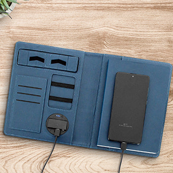 Caderno Multifunções com Powerbank AmbarTech