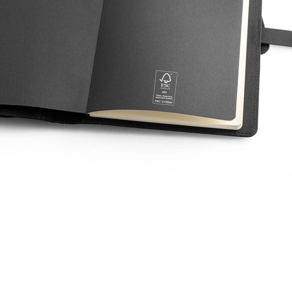 Caderno Multifunções 100% rPET com Carregador Wireless