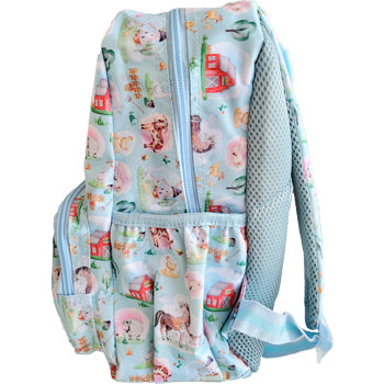 Mochila Infantil Ambar Pets Friends Farm Azul 15L