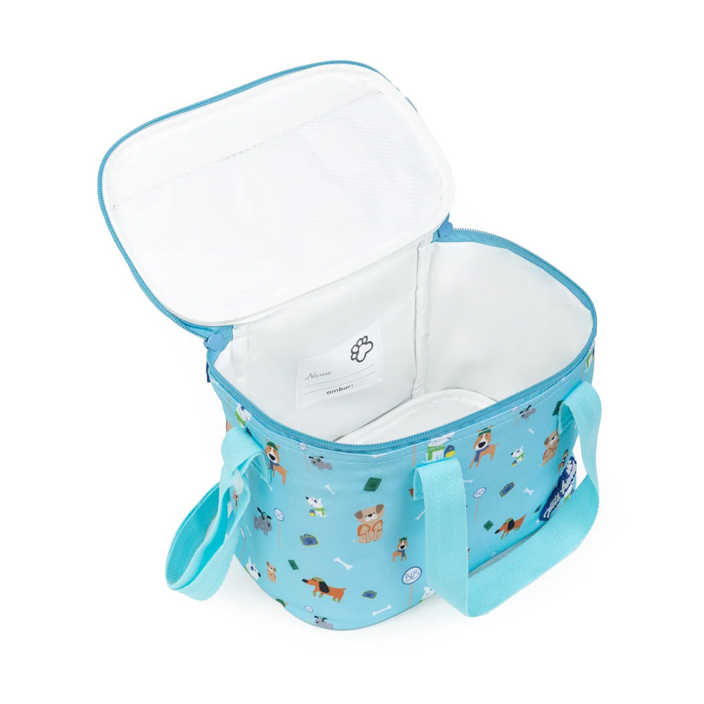 Lancheira Ambar Dog Person Blue