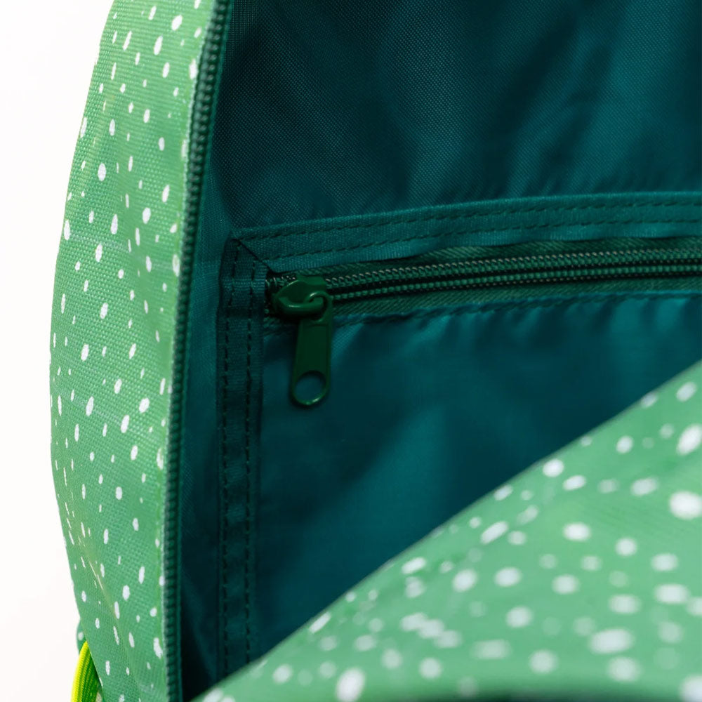 Mochila Escolar Ambar Dog Person Green Furry 25L