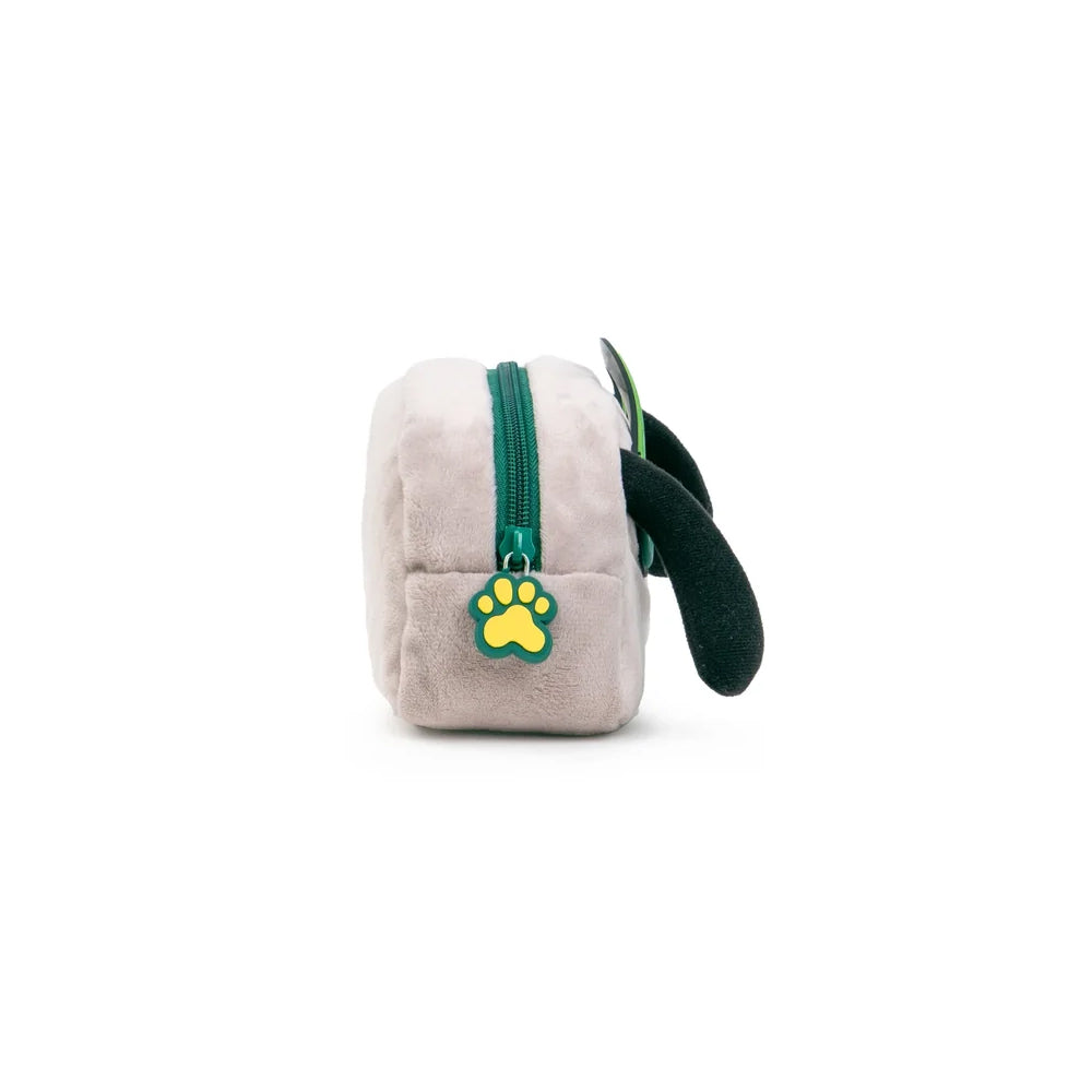 Estojo Retangular Ambar Dog Person Green Furry