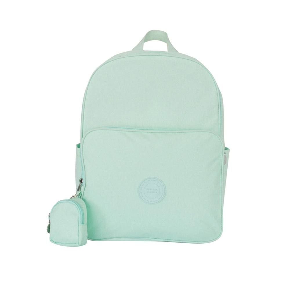 Mochila Escolar Ambar Mint Campus Moonflower 27L