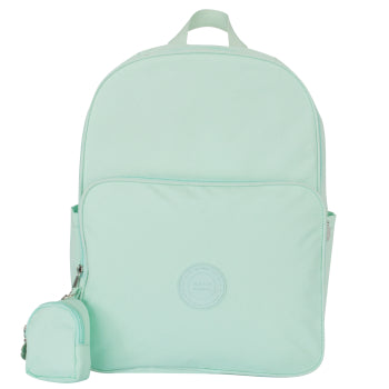 Mochila Escolar Ambar Mint Campus Moonflower 27L