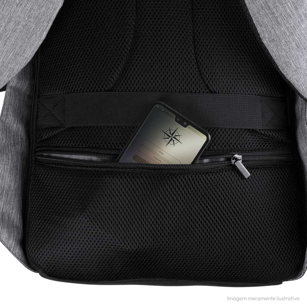 Mochila Portátil 15.0 Vectom Anti-Roubo Preto