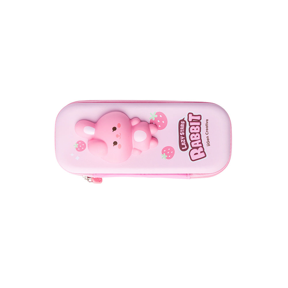 Estojo Retangular Squishy Lazy Stars Rabbit