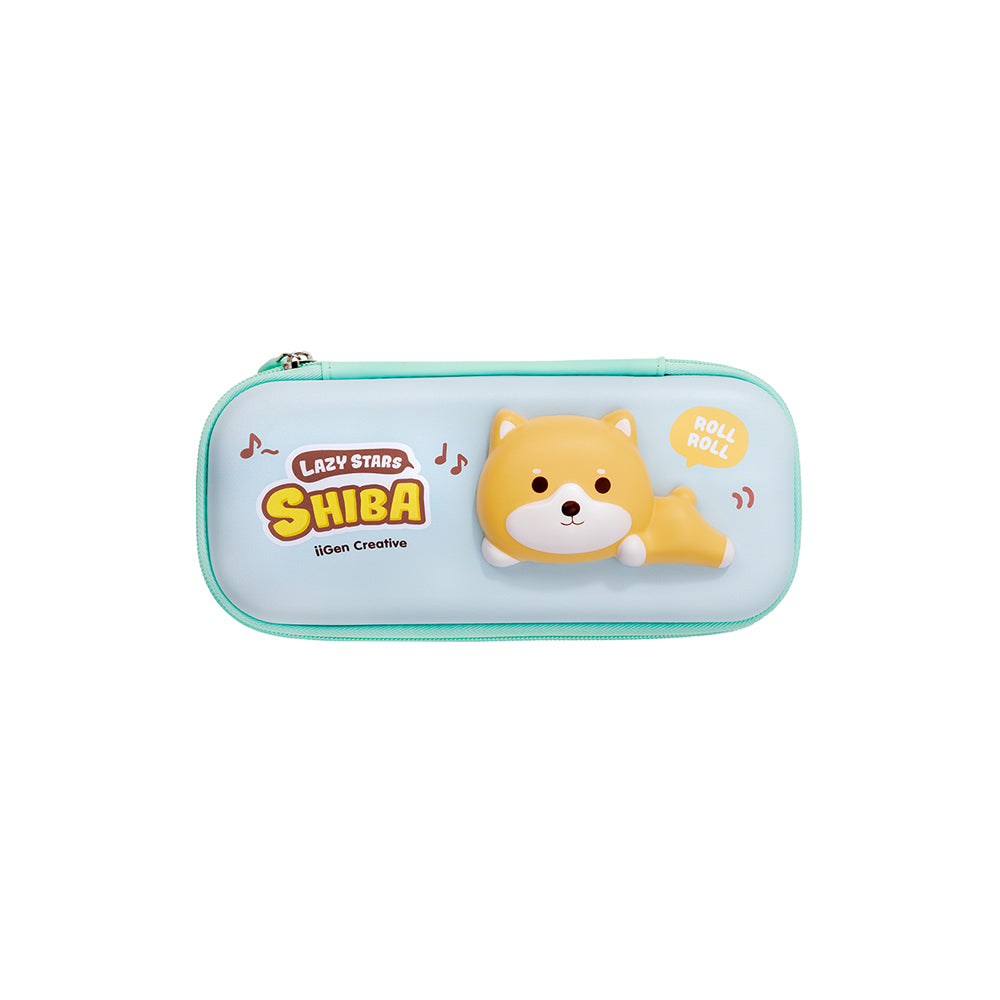Estojo Retangular Squishy Lazy Stars Shiba