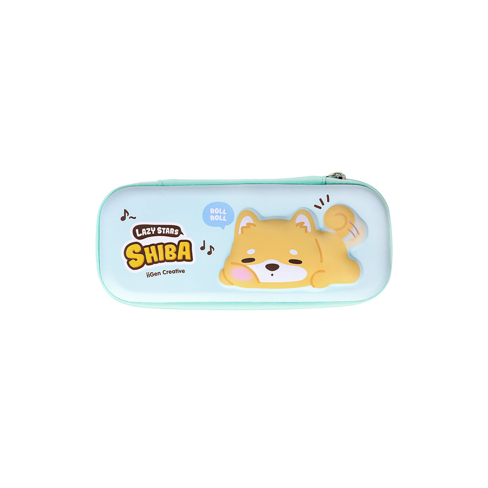 Estojo Retangular Eva Lazy Stars Shiba