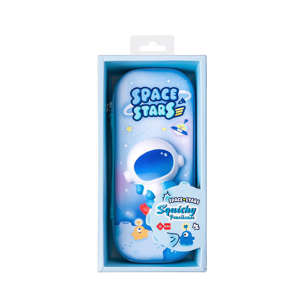 Estojo Retangular Squishy Space Stars