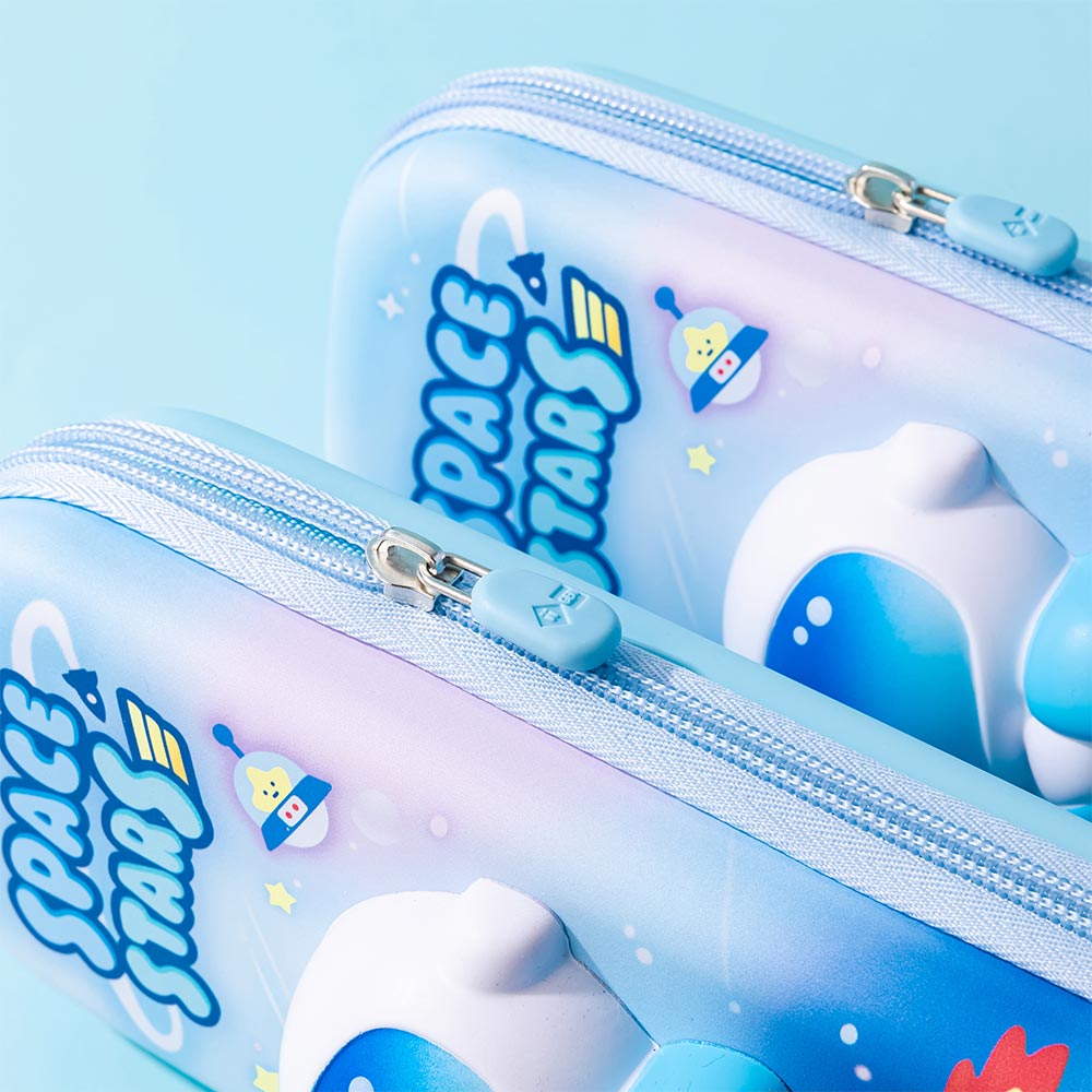 Estojo Retangular Squishy Space Stars