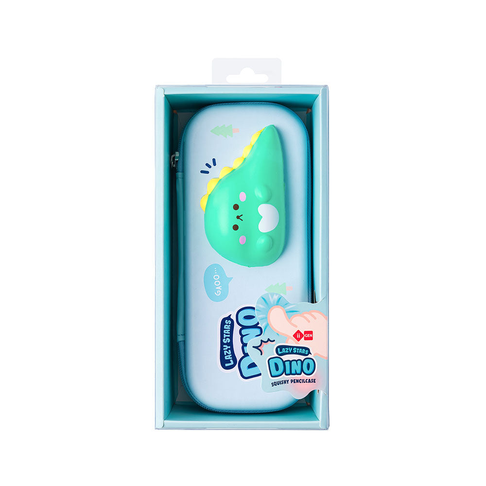 Estojo Retangular Squishy Lazy Stars Dino