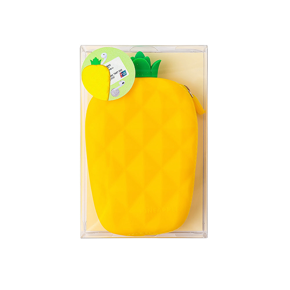 Porta Moedas Silicone Ananás 1un
