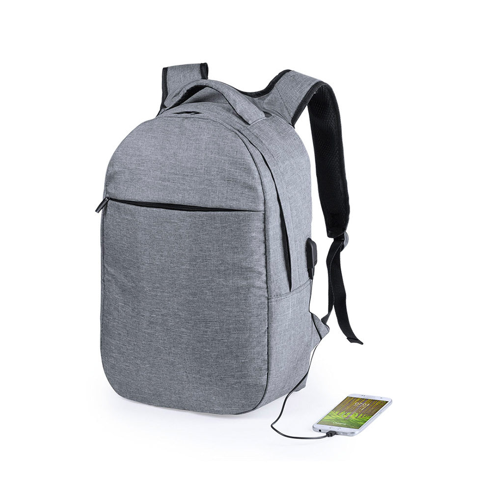 Mochila Portátil 15.0 Rigal RFID Cinza