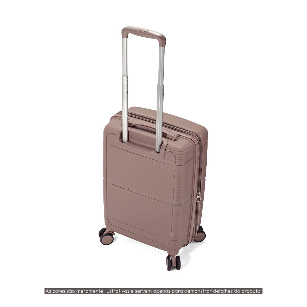 Malas Viagem com Trolley Cabine Média Grande PP Preto 3un