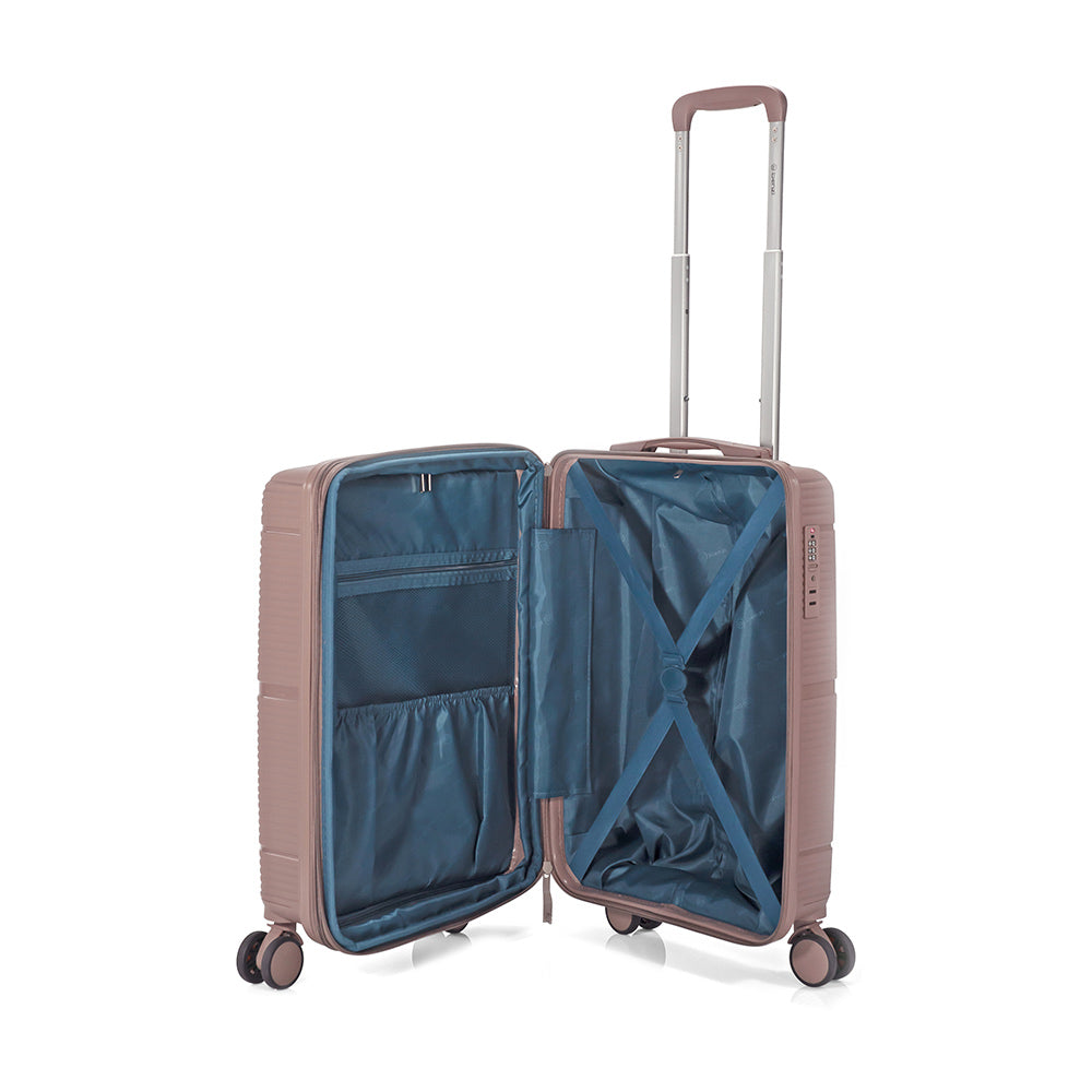 Malas Viagem com Trolley Cabine Média Grande PP Preto 3un