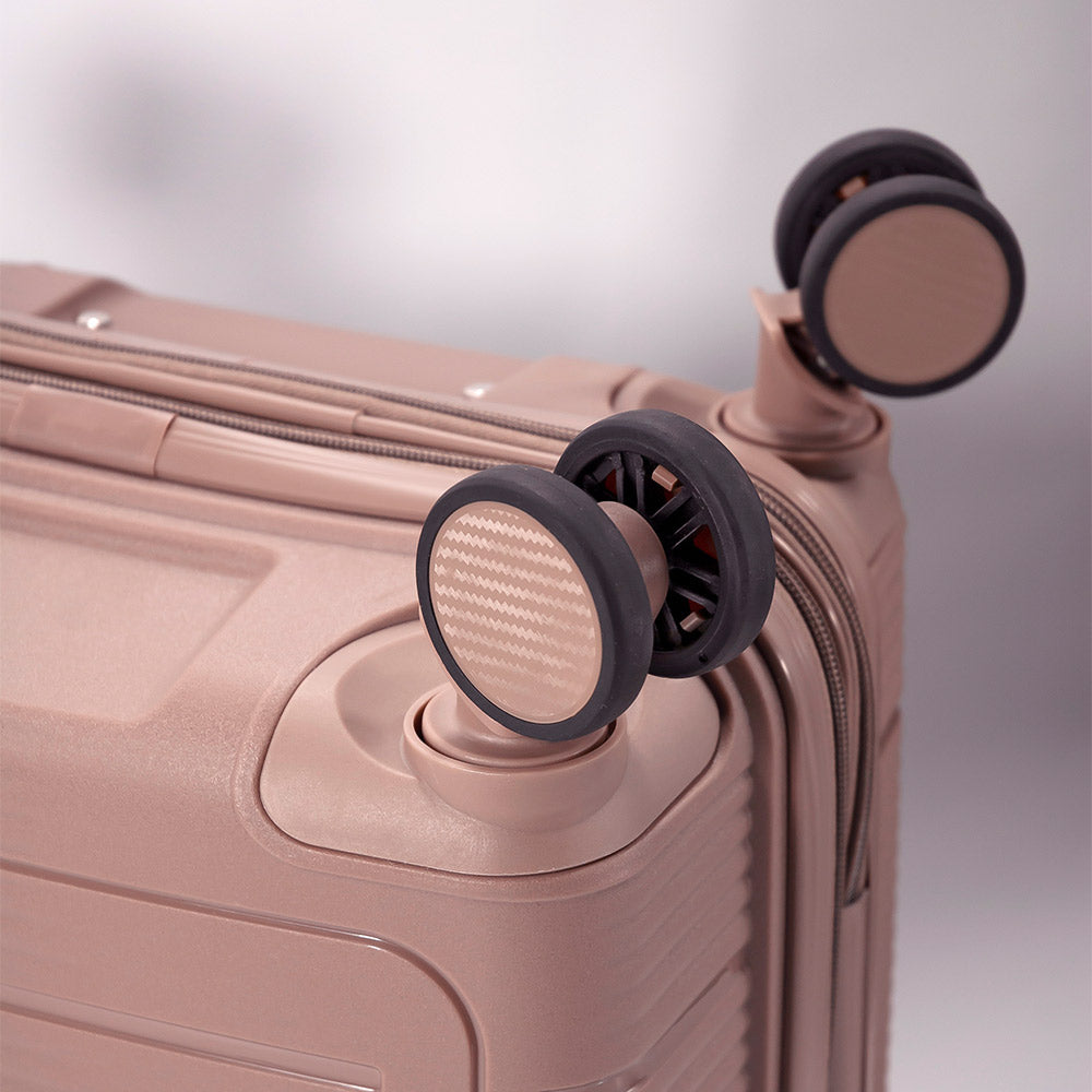 Malas Viagem com Trolley Cabine Média Grande PP Bege 3un