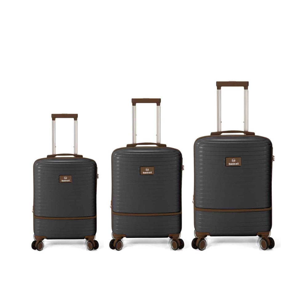 Malas Viagem com Trolley Cabine Média Grande Preto 3un