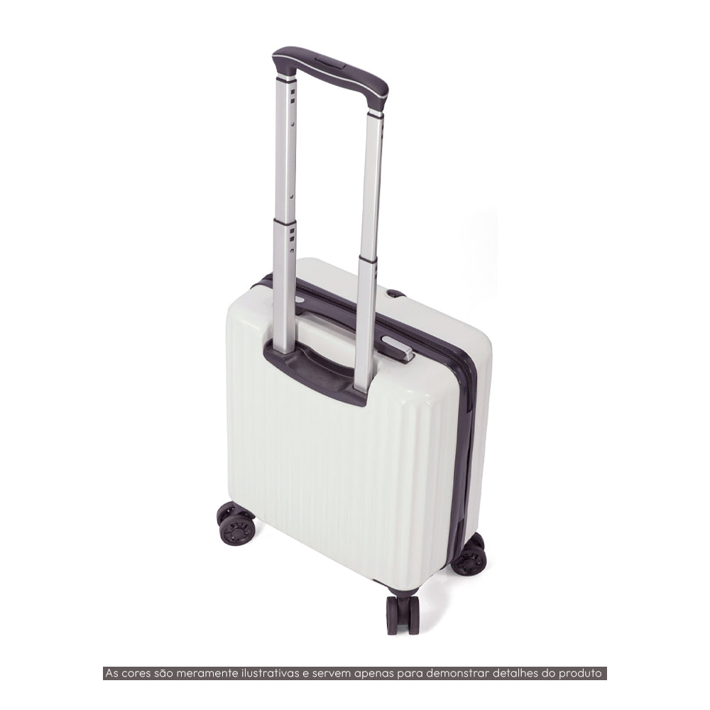 Mala Viagem com Trolley 34x44x20cm Azul 1un